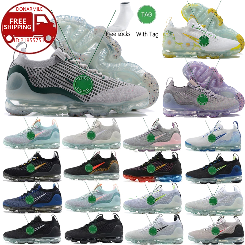 

2023 Vapores max plus men running shoes Air fly knit 5.0 3.0 green Oreo Grey Neon Volt Mist Day to Night Particle pink Chilly Blue Light Pastel Warriors Bone women sneakers, A-b032