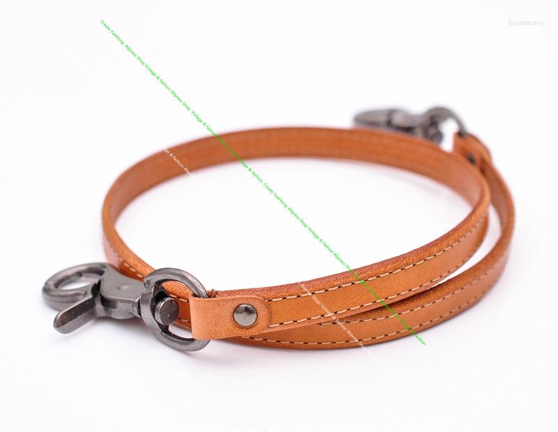 

Keychains 23.5" Quality Veg Tan Cowhide Plain Leather Trucker HipHop Biker Key Jeans Wallet Chain Holder Trigger Hook Clasp