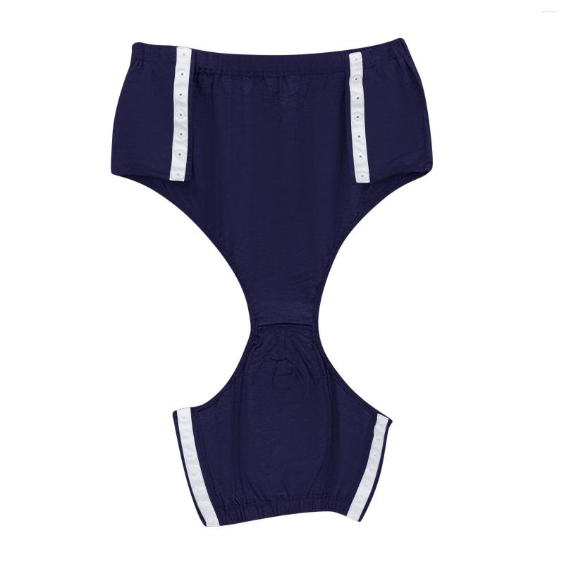 

Women's Sleepwear Full Open Adhesive Briefs On Both Sides Are Easy To Put And Take Off In Bed For A Long Time. Men Mens, Blue