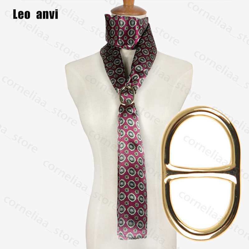 

Other Fashion Accessories Retro Men Women will silk soft scarf H handmade custom design Shawl Ring clip Scarves Fastener buckle ring female fashion gift J230414