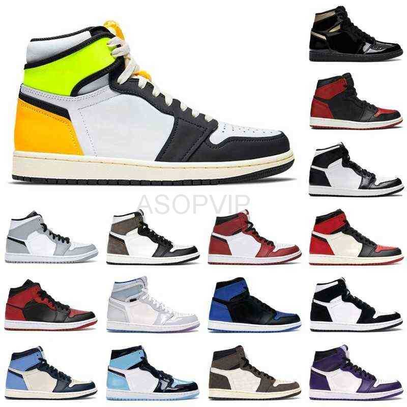 

Size 36-47 13 Sneakers Dark Mocha Jumpman 1 1s Mens Basketball Shoes s Smoke Grey Obsidian UNC University Blue Trainers, As photo 25