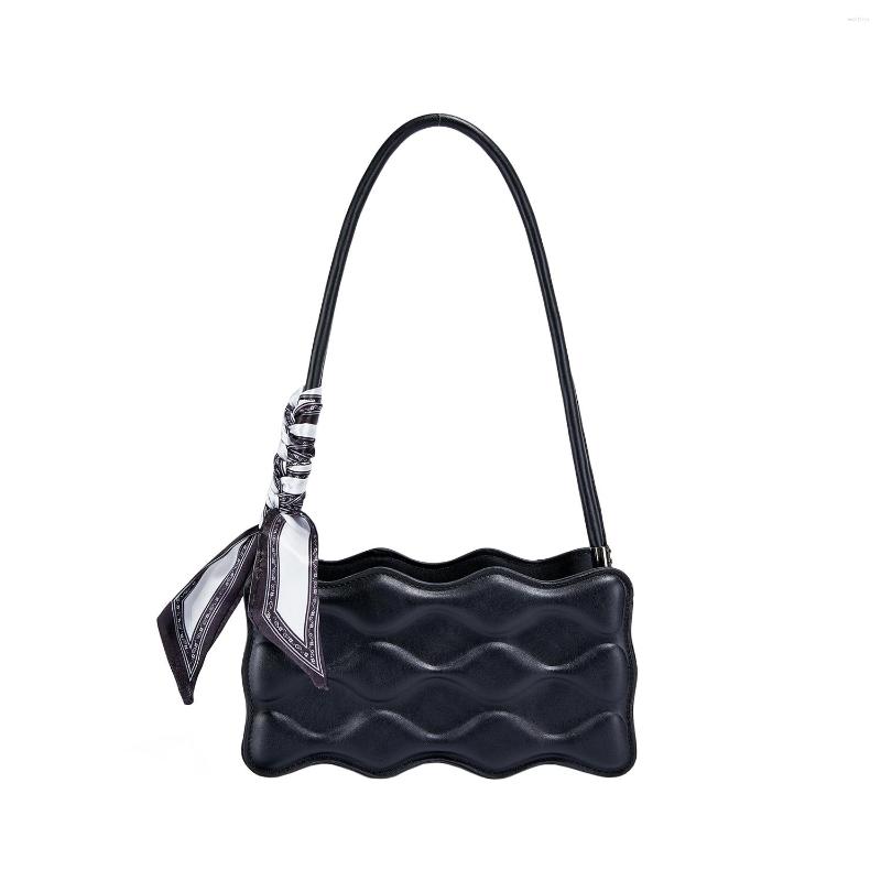 

Evening Bags Unique Elegant Shoulder Bag Handbag Purses PU Leather Waterproof Woman, Black