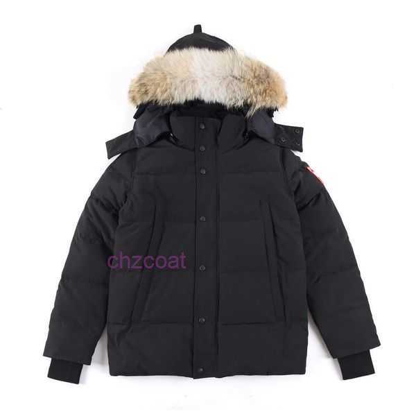

Same style clothing High Quality Mens Down jacket coat real big wolf fur Canadian Wyndham Overcoat Clothing Casual fashion style Winter Outerwear parka 06525 XM3I