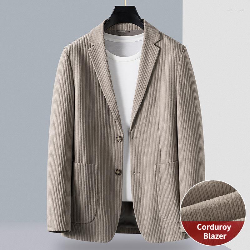 

Men's Suits Men Corduroy Casual Suit Coat Winter Long Sleeve Button Up Top Striped Vintage Jacket Oversize Xxxl Boys Outerwear, Black