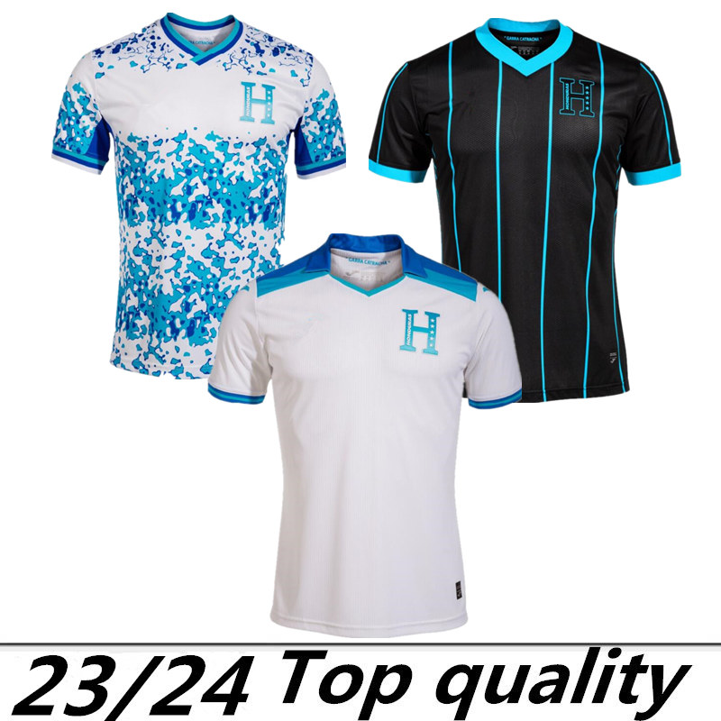 

2023 Honduras National Team Mens Soccer Jerseys CARLOS RODRIGUEZ LOZANO QUIOTO GARCIA Home White Away Football Shirt 2024 Preliminaries