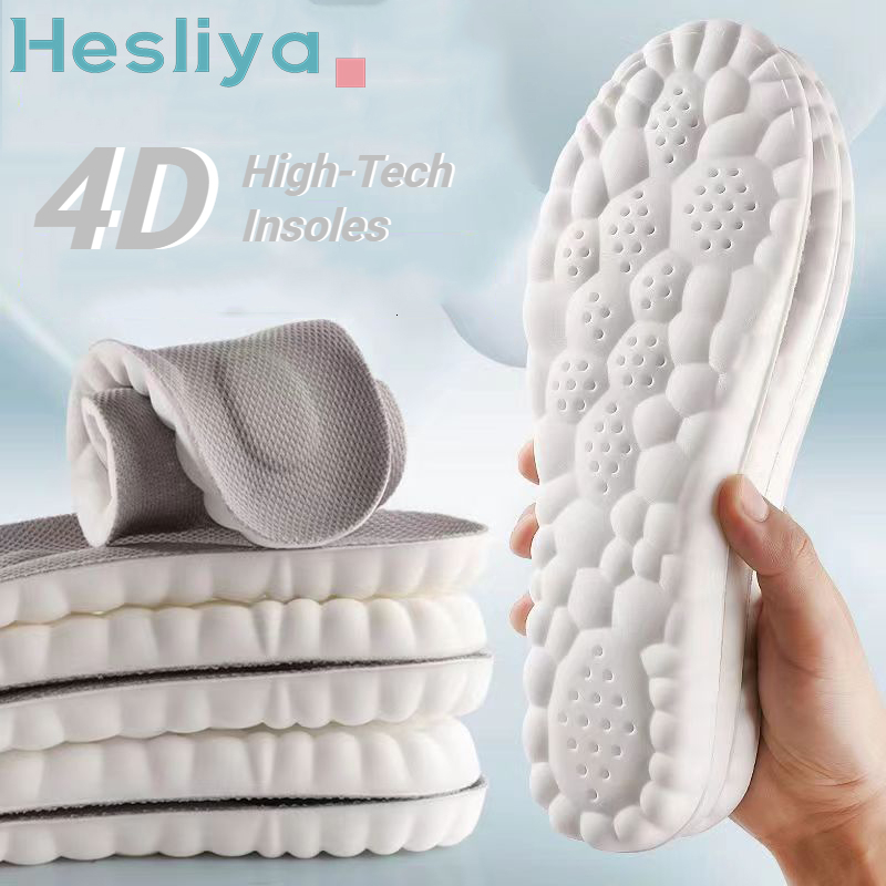 

Shoe Parts Accessories 4D Massage s Insoles 2023 Super Soft Running Sports Insole for Feet Baskets Sole Arch Support Orthopedic Inserts Unisex 230414