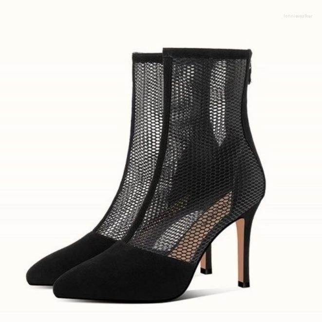 

Sandals Women Shoes High Heels 2023 Zipper Fashion Summer Sexy Ladies Peep Toe Zapatillas Mujer Casa Slippers, Black