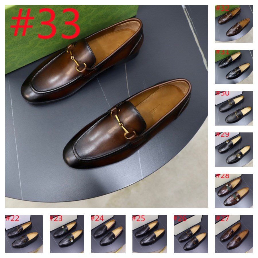 

Men Designer Dress Shoes Men's Business Shoes Cowhide Genuine Leather Luxurious Wedding Party Oxfords Gentlemen Walk Casual Peas Shoe comfort, #10