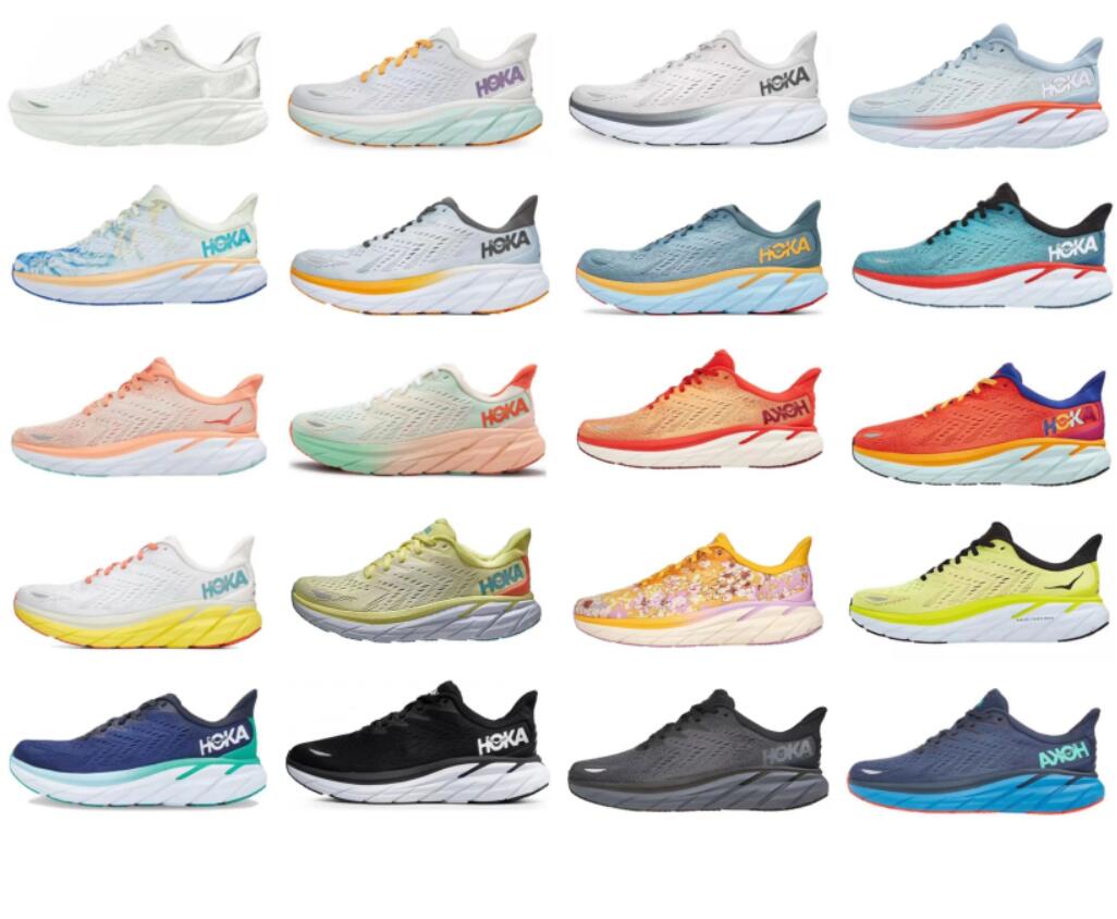 

Hoka Carbon x 2 Running Shoes Bondi 8 Clifton Hokas One One Shock absorption Women Mens Sports Trainers Hot Coral Anthracite Castlerock On Cloud Sneakers Size 36-45, Style-6