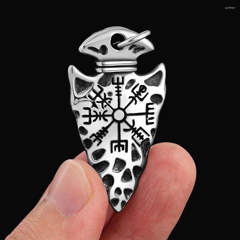 

Pendant Necklaces Viking Vegvisir Compass Spear Necklace Men