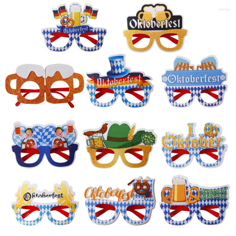 

Sunglasses 2023 Oktoberfest Party Dance Beer Mug Personality Glasses Po Props Carnival Decoration Cute And Funny