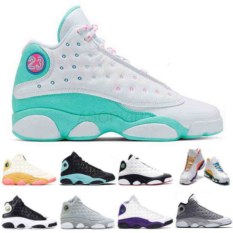 

New 13 13s man basketball shoes Women Flints Barons Black cat Love and Respect Altitude mens trainers fashion sport sneaker, 13 court purple 36-47
