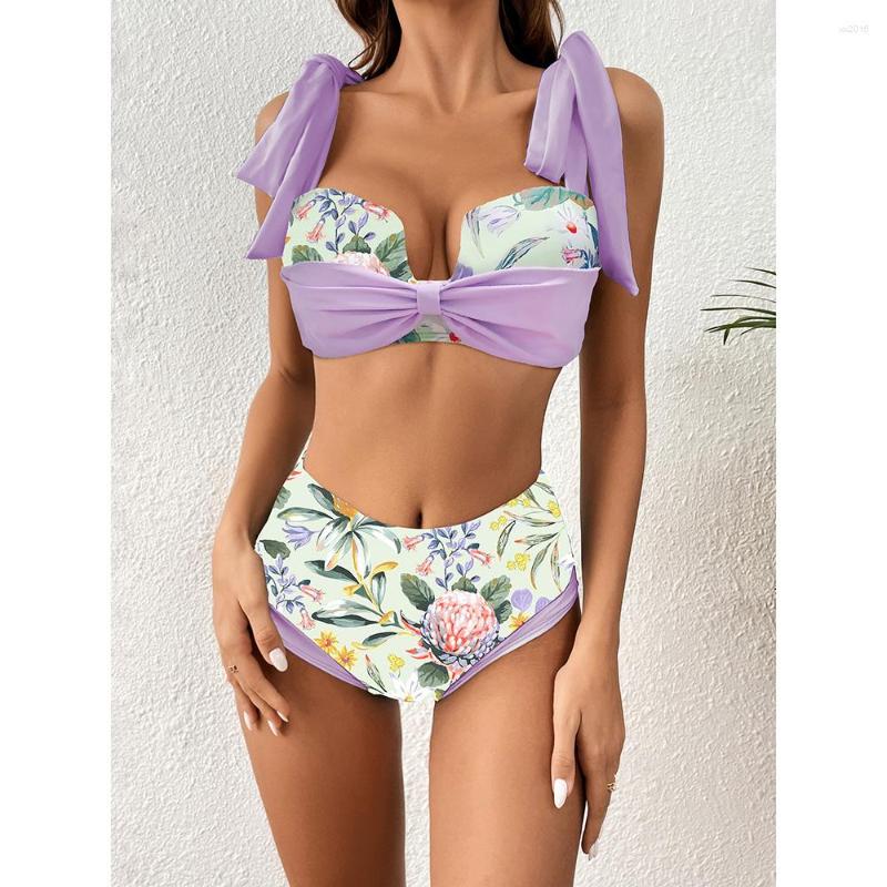 

Women' Swimwear 2023 Sexy Brazilian Bikini Set High Waist Golden Printed Women Push Up Bikinis Swimsuit Female Biquini Bathing Suit, Cu22105b1