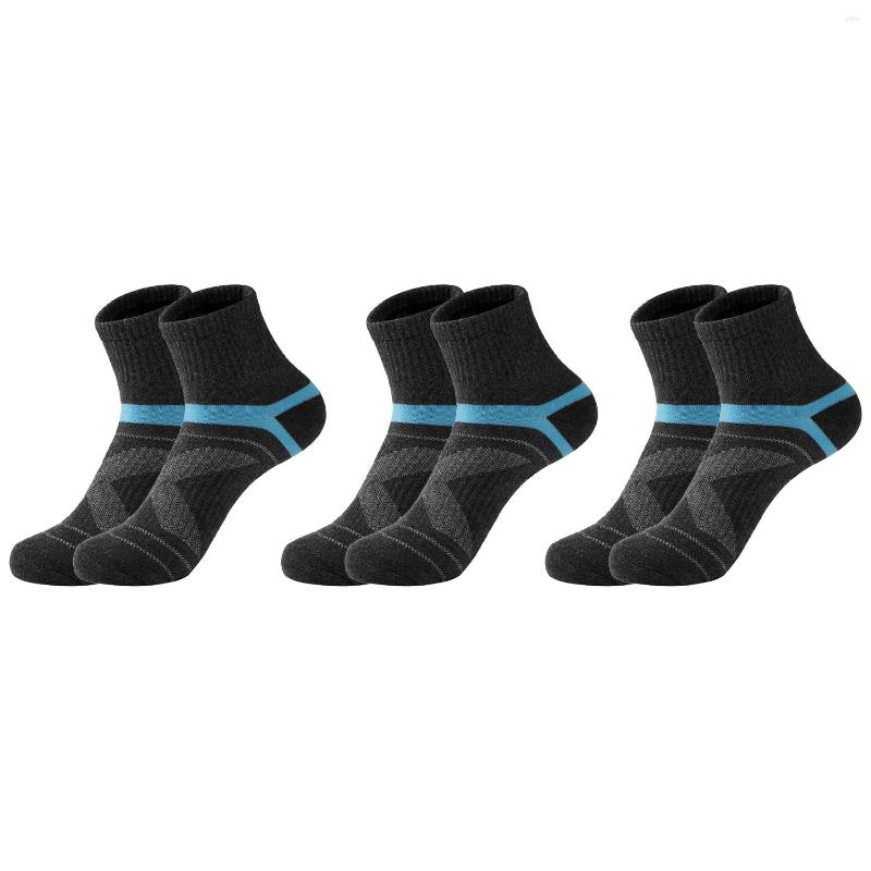 

Men's Socks 3 Pair Of Cotton Men's Sports Absorb Sweat Breathable Casual Versatile Medium Sleeve, Brown
