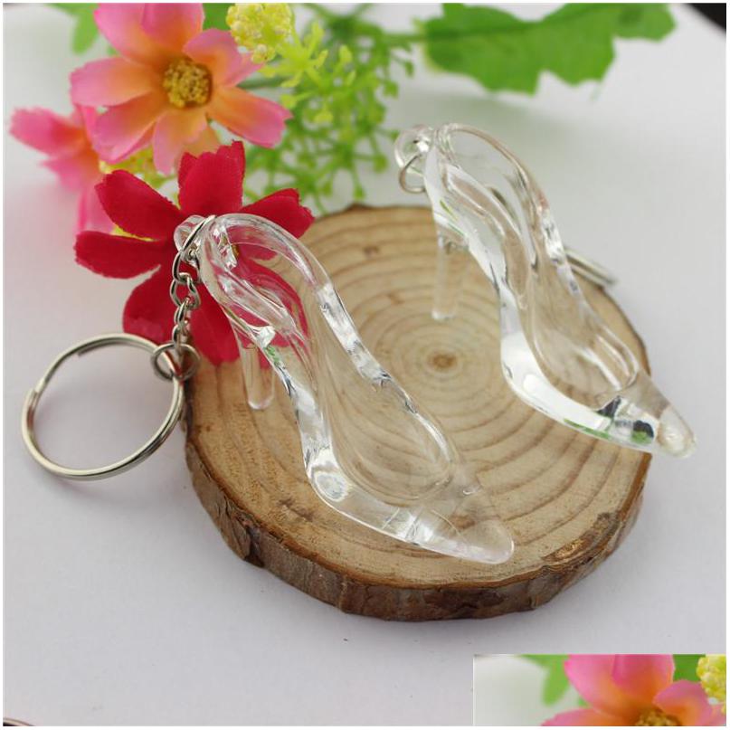 

Keychains Lanyards Crystal High Heel Keychain Transparent Acrylic Heels Pendant Mobile Phone Car Bag Drop Delivery Fashion Dhgarden Dhb2R