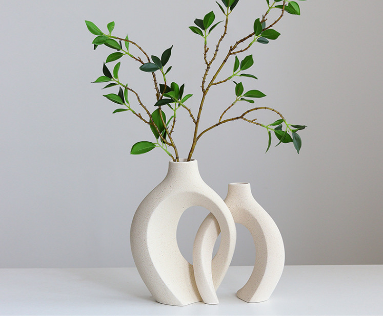 

Fashion Home Decoration Modern Simple Creative Ceramic Vase Decoration Living Room Entrance TV Cabinet Decoration Vase Set Home Decoration