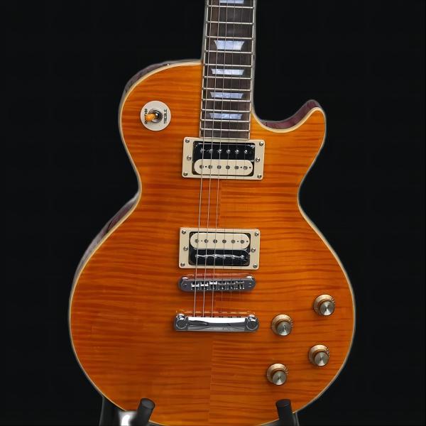 

best factory Classic Natral Wood LP Standard Slash Signature lp Electric Guitar Humbucker Pickups Imported Hardware High Quality258