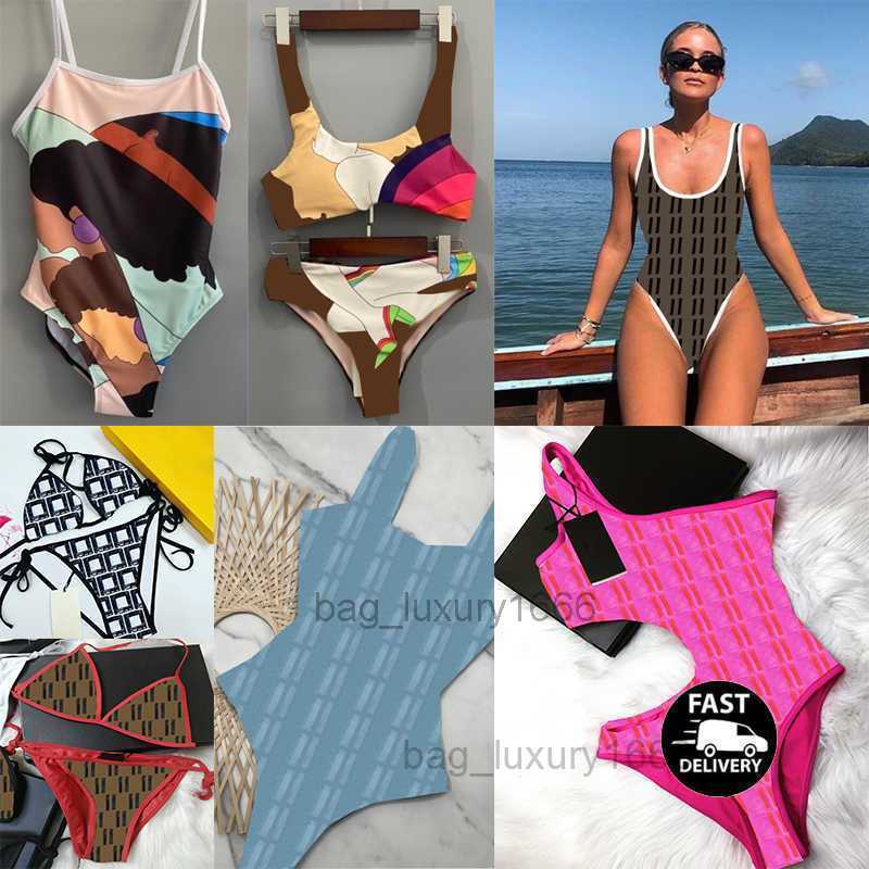 

Fashion Womens Swimwear Sexy Girls Bathing Suit Summer Swimsuit Beach Bikinis Set Letter Pattern Women Bodysuit Swim Clothing, #44-brown