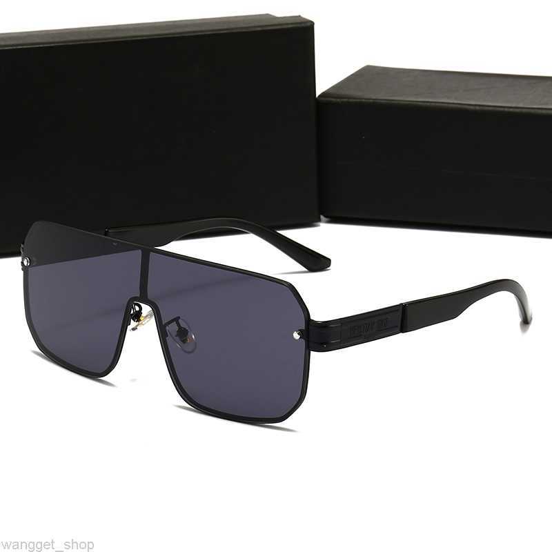 

High Quality Retro Designer Sunglasses Man Woman Metal Large Square Frame Luxury Suitable for Fashion Beach Driving UV400 Oculos De Sol glass