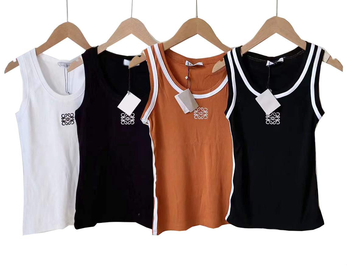 

23ssWomen Knits Top Designer Embroidery Knitted Vest Sleeveless Breathable Knitted Pullover Womens Sport Tops, Ssssss