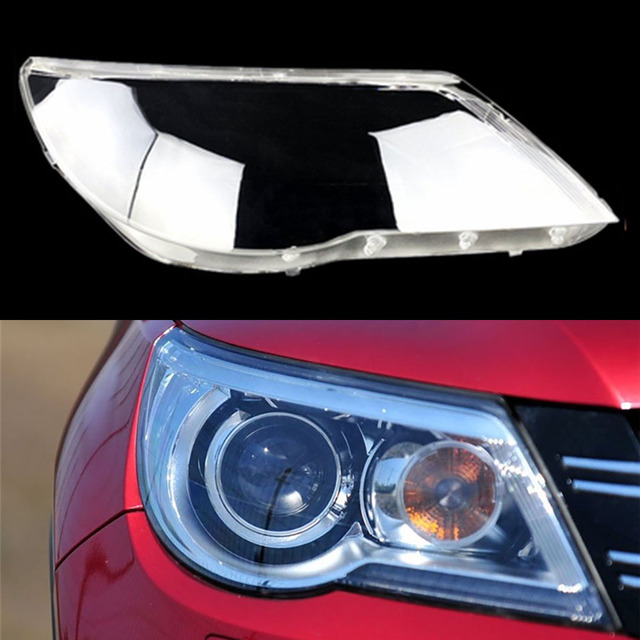 

Car Headlight Headlamp Light Glass Lens Case Transparent Lampshade Auto Shell Cover For Volkswagen VW Tiguan 2009-2012
