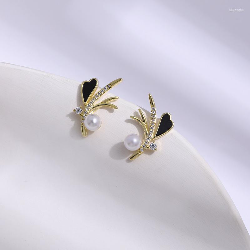 

Stud Earrings Korean Fashion Classic Temperament Luxury High Quality Plant Wheat Ear Business Banquet Women Jewelry 2023