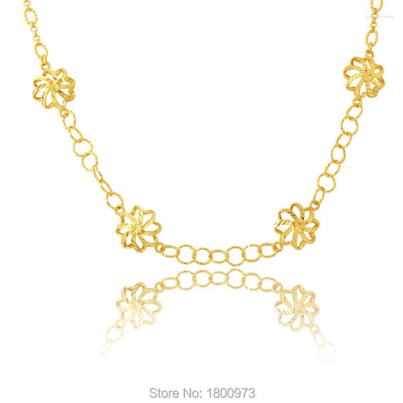 

Chains Brand Gold Color Necklaces Men Women Charm Necklace Jewelry Collares Accessories