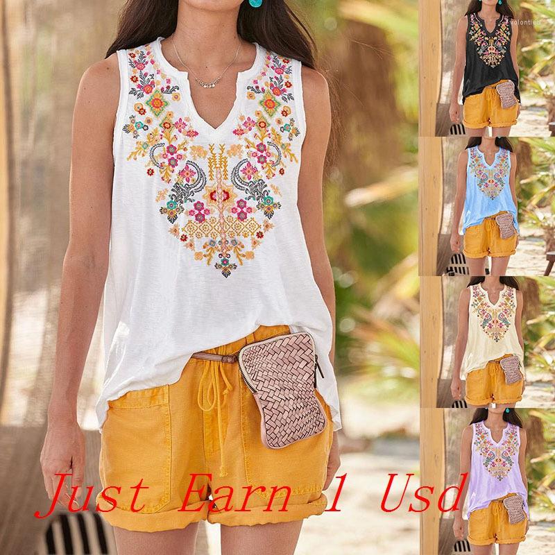 

Women's T Shirts National Style Shirt Vest Crop Top Women T-shirt Harajuku Summer Female Fashion Casual Retro Tee Cloth, Light purple