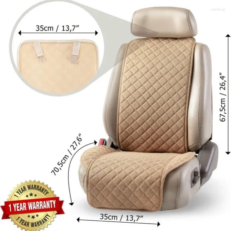 

Car Seat Covers Automobile Cushion Cover Flax Protect Protector Pad Backrest