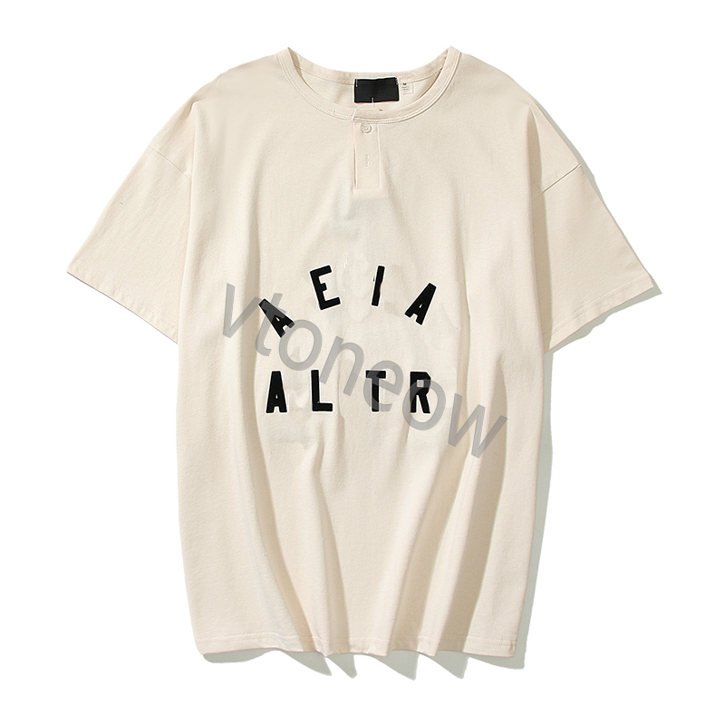 

T Shirts Mens T-shirts Women essentialss Designer cottons Tops Man S Casual Shirt Luxurys Clothing Street Shorts fears Sleeve Clothesofgod, The same as original