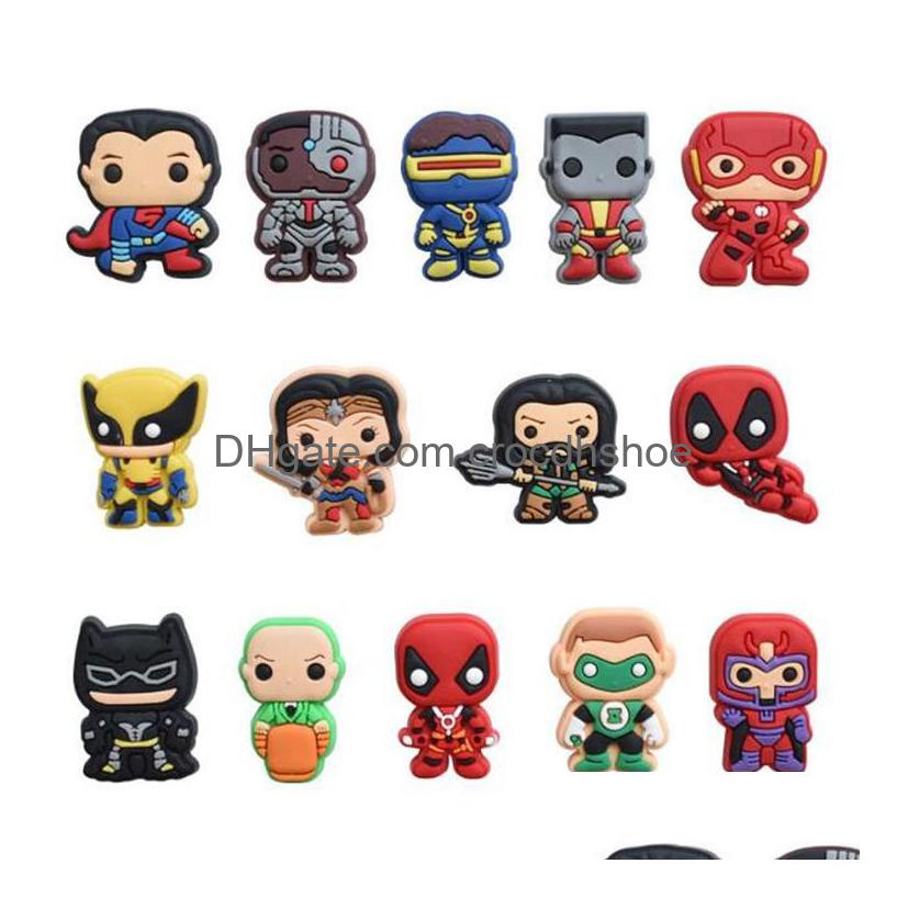 

Shoe Parts Accessories Custom Designer Cartoon Croc Charms Diy Rubber Decorations Drop Delivery Otzc2