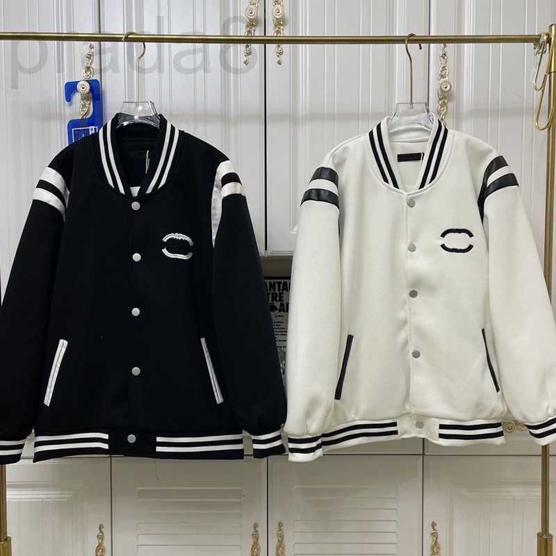 

Men's Jackets Designer French luxury brand men's jacket Top Craftsmanship Two C embroidered printed letters and wo coats designers coat Baseball wear 33OD