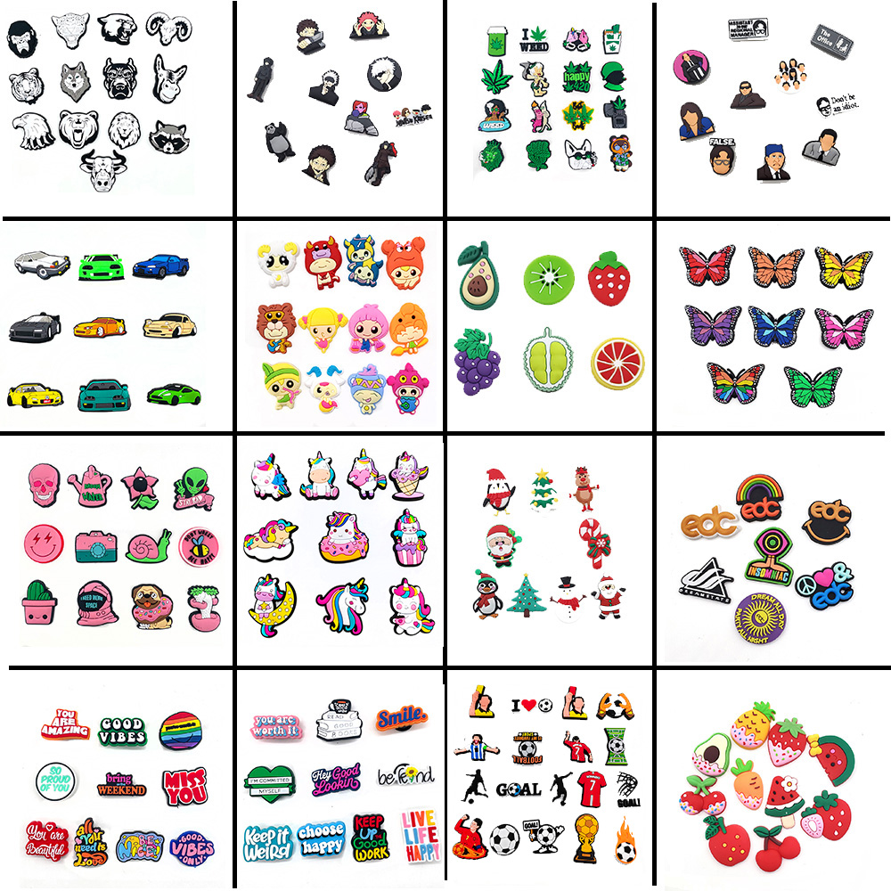

Other New 16 Sets Jibz Cartoon Cute Croc Charms Shoes Accessories Pvc Decoration Girls Childrens Party Christmas Gifts Drop Delivery Otrky