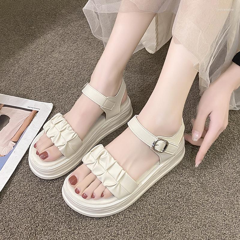 

Sandals 2023 Fashion Summer Gladiator Women's Old Leather Usually Still Shoes Casual Occasions Comfortable S, Beige