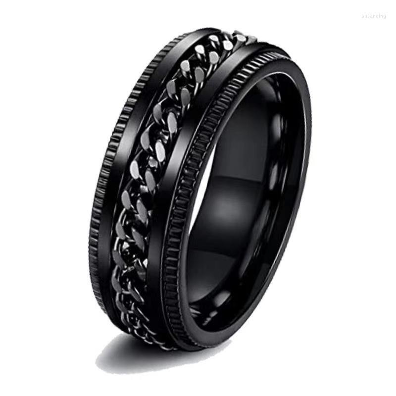 

Wedding Rings 4 Pieces Fashion Wide Pattern Beveled Edges Spinner Jewelry 40GB