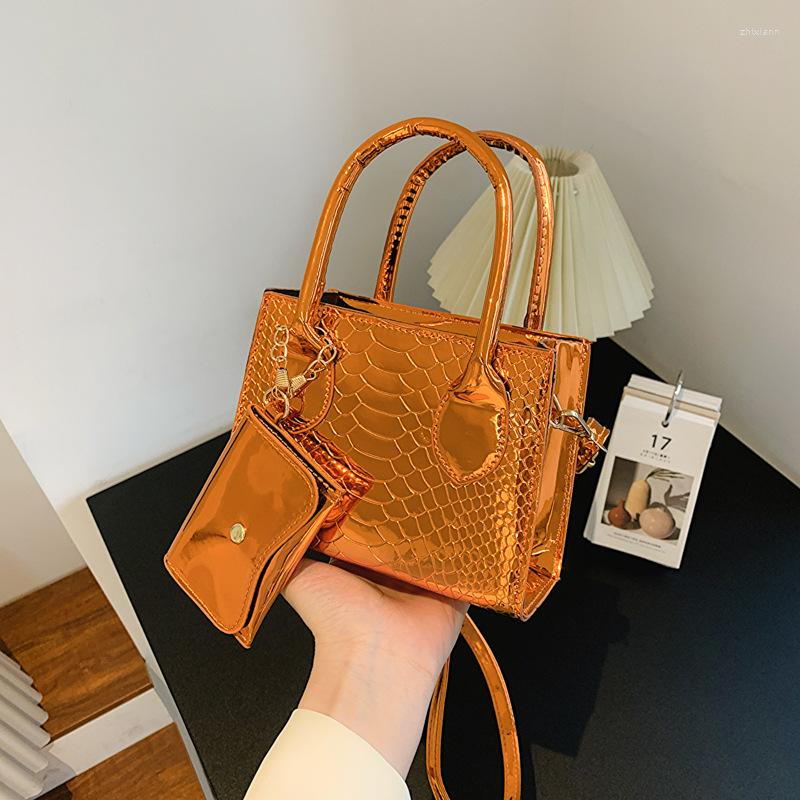 

Evening Bags Alligator Pattern Handbags Small Luxury Designer Handbag Fashion For Women Female Bag Travel Bolsas Women's Tote Shoulder, Blue