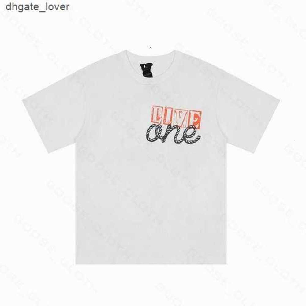 

vl Mens t Shirts Print Embroidery Womens Designer Quality Round Neck Clothesy0n1