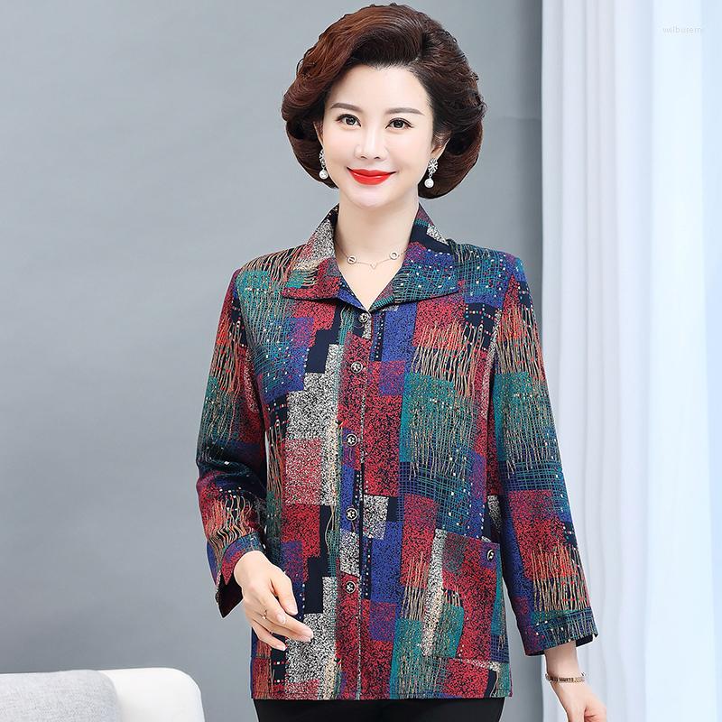 

Women's Blouses Elegant Women's Long Sleeve Shirts Summer Ladies Clothes 2023 Thin Loose Casual Cardigan Woman Print Tops