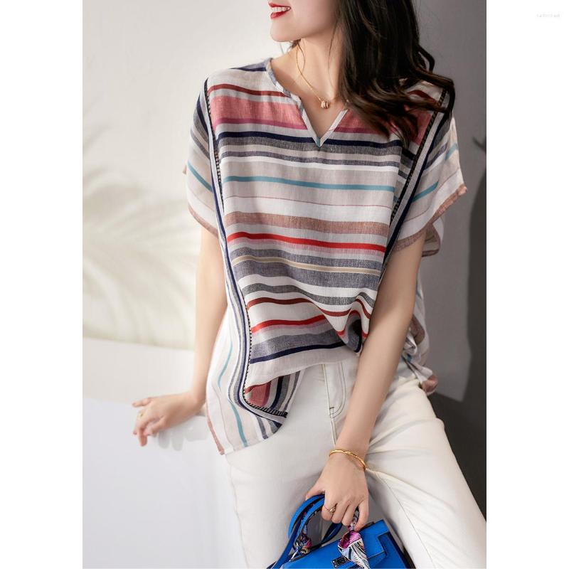 

Women' Blouses Fashion Printing Ladies Shirts Casual Loose Women' 2023 Spring Summer Short Sleeve Tops Blusas Mujer, Mixed