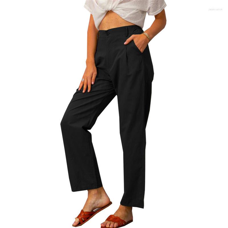 

Women's Pants Women Black Sweatpants Streetwear Korean Style Solid High Waist Loose Casual Straight Leg Plus Size Trousers, Burgundy