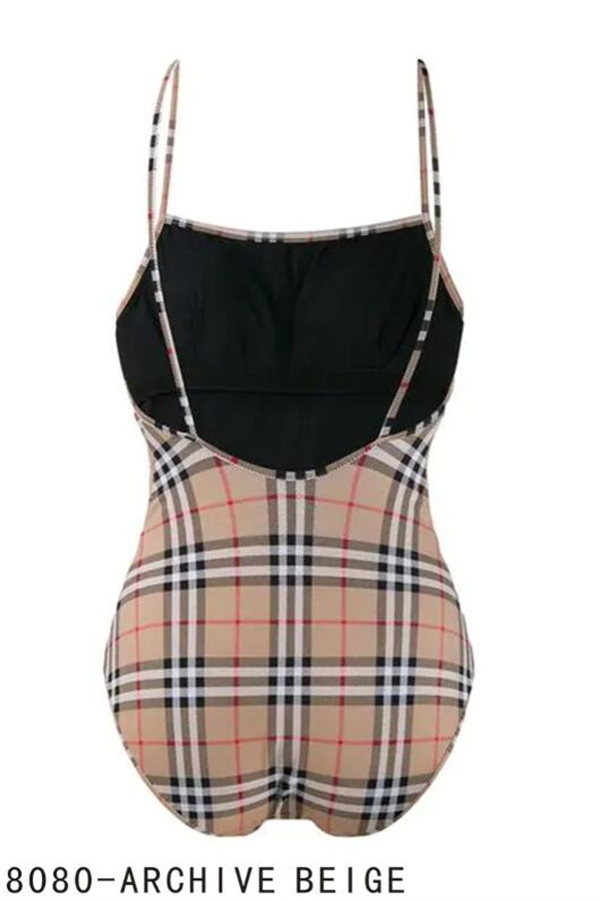 

Women One Piece Swimsuit U Neck Tummy Control Swimwear Slimming Strap Backless Bathing Suit, 012