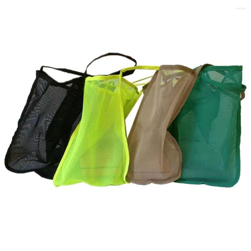 

Evening Bags 2023 Thickened Transparent Mesh Shopping Bag Fashion Lightweight Versatile Large Capacity Satchel, Black