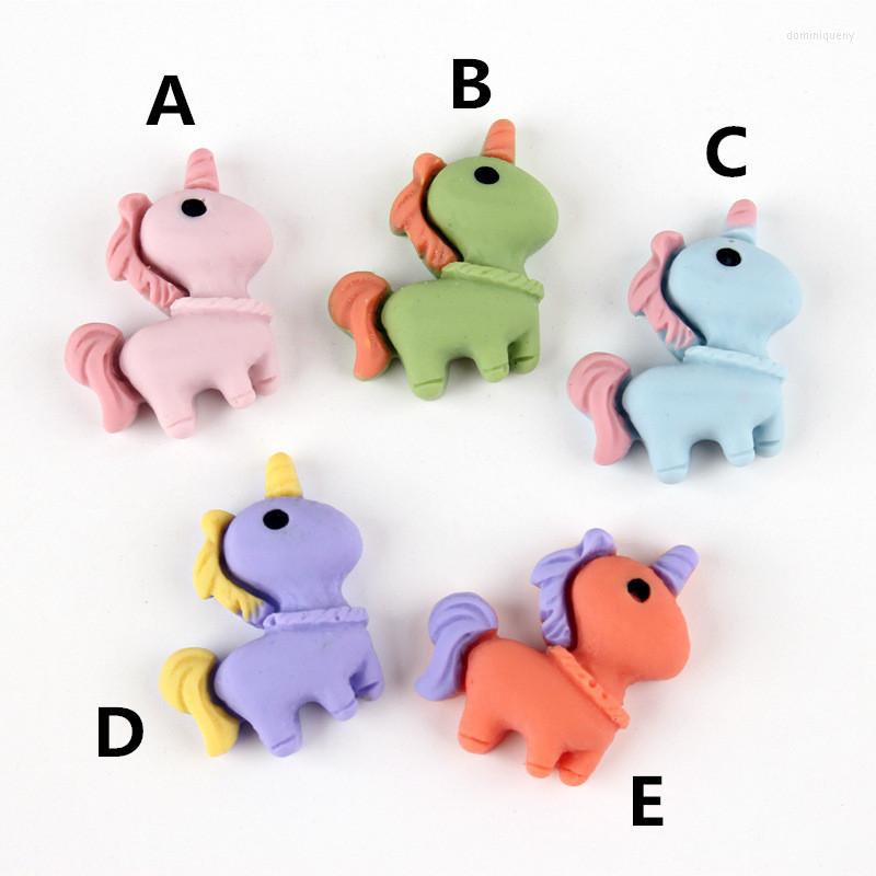 

Charms 18 22MM Kawaii Animal Horse Resin Cachons Rubber Solid Colors Ornament Accessory Button Patch Sticker Girls Hair Bow Center DIY