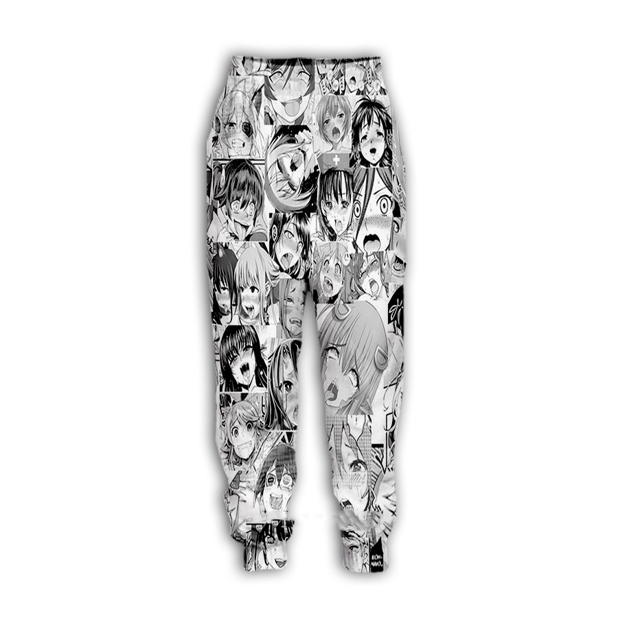 

3d Print Men Women Anime Harajuku Full Length Sweatpants Winter Pants Casual Funny Trousers 001, Multi
