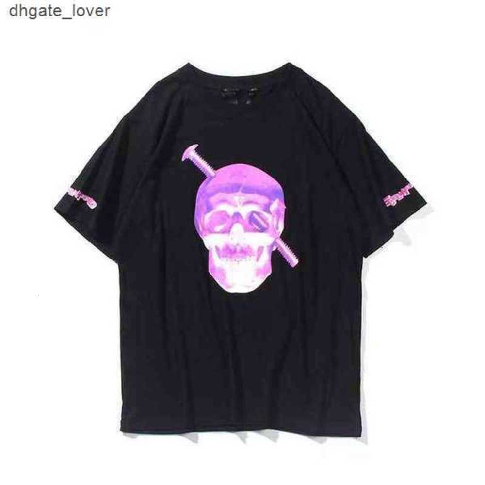 

European Designer Famous Mens Women Ees vl Skull Printed -shirts Hip Hop Short Sleeve Cotton Summer t Shirt Round Neck Polos Size -xlqnkk