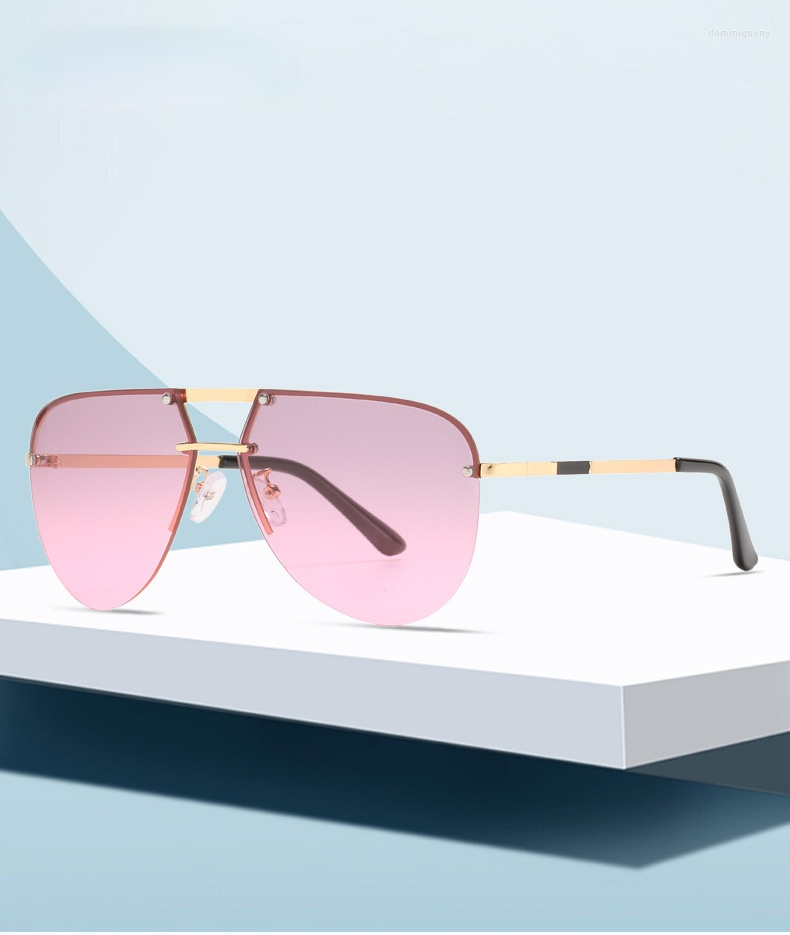 

Sunglasses 2023 Fashion Frameless For Men And Women Modern Toad Uv400