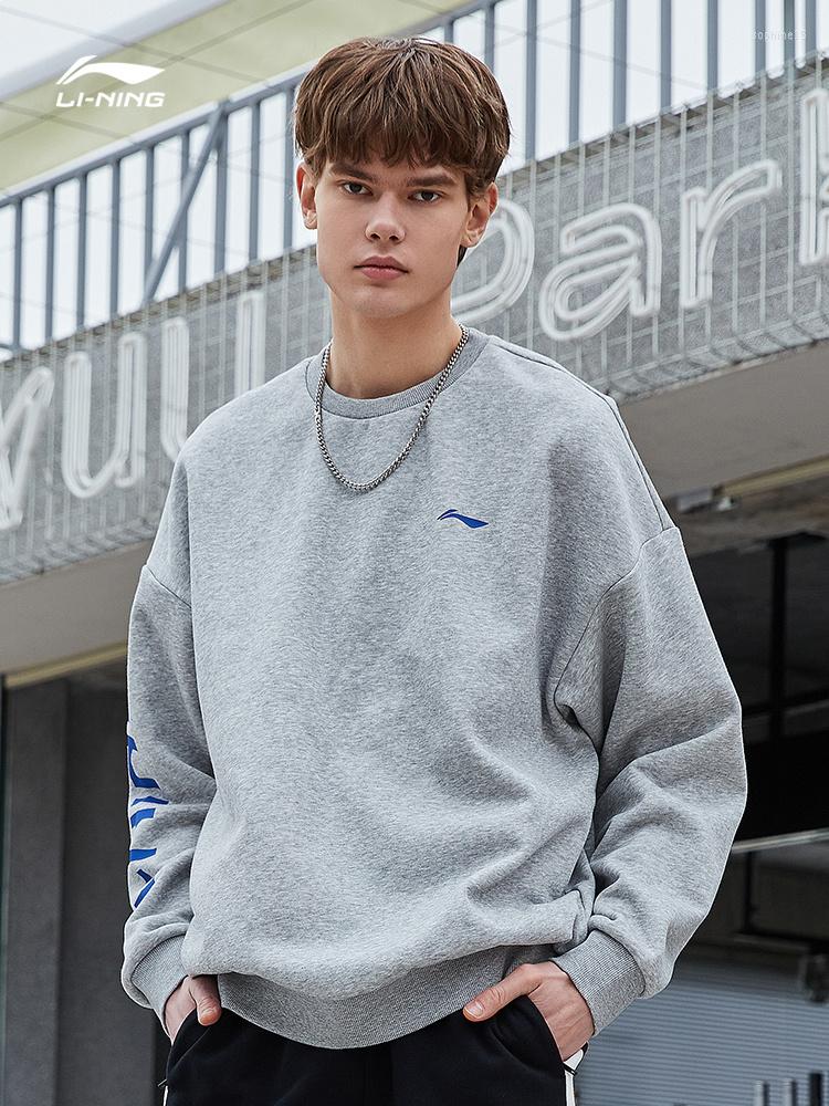 

Men's Hoodies Sweater Women's Autumn Leisure Long-Sleeved Couple Wear National Fashion Printed Top Men's Loose Pullover Sportswear, Mondrian blue