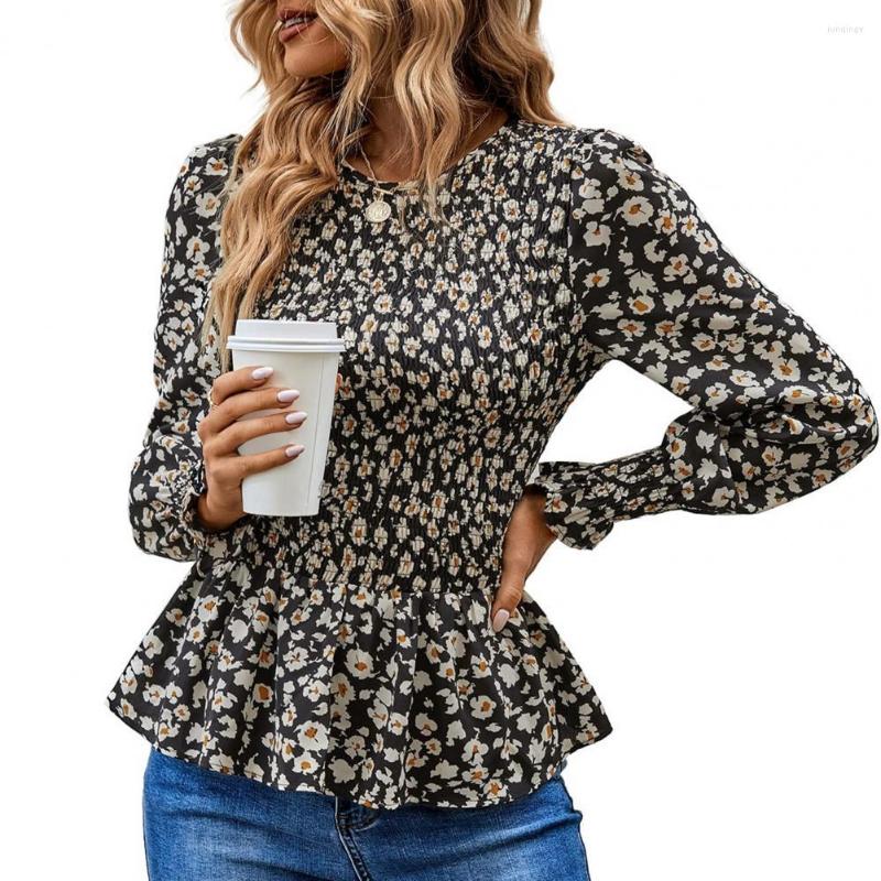 

Women' Blouses Trendy Fashion Female Loose Floral Tunic Blouse Soft Skinny, Green