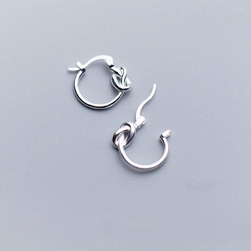 

Stud Earrings 925 Silver Needle Circle Piercing For Women Girls Wedding Party Jewelry Pendientes Eh1177
