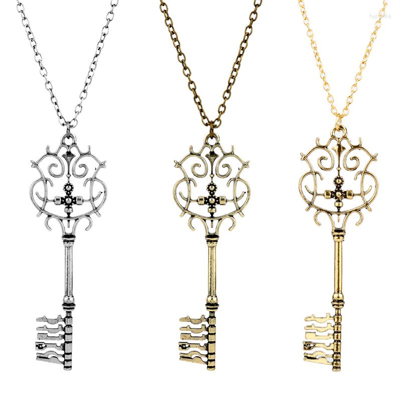 

Chains Dongsheng The Nutcracker And Four Realms Clara Necklaces Mysterious Key Pendant Choker Girl Woman Cosplay Jewelry -30